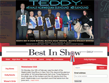 Tablet Screenshot of bestinshowdaily.com